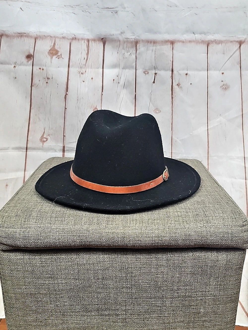 Mello Bello by Stetson Mello Bello Felt Hat in Black & Brown Size Large